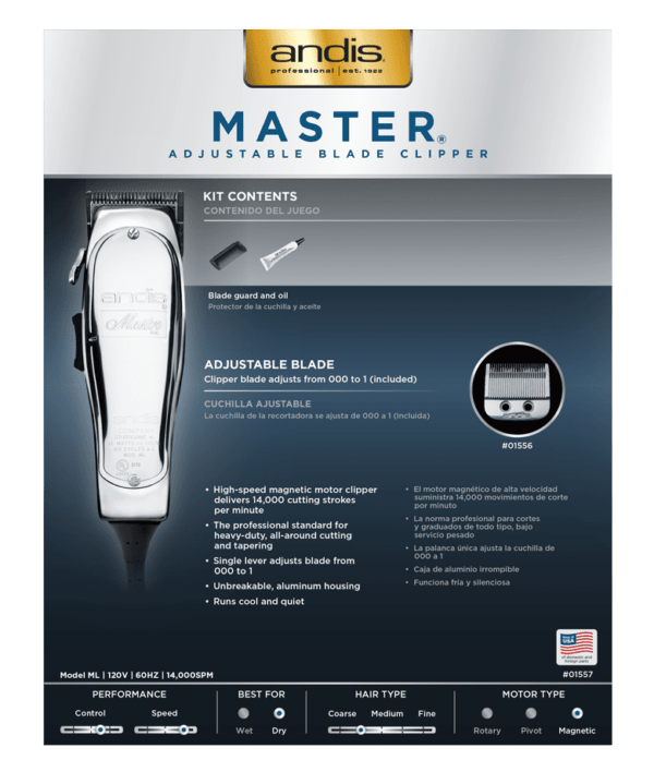Andis Master Clipper - Image 4