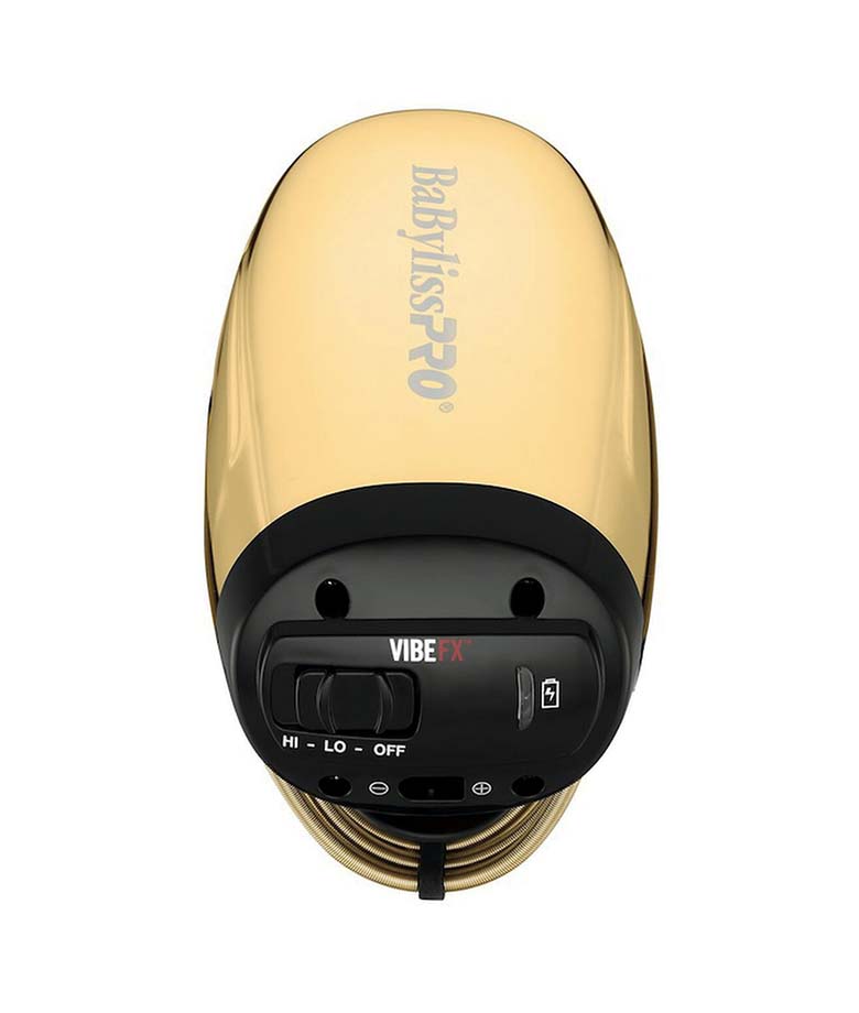 BaBylissPRO VibeFX Cord/Cordless Gold Massager