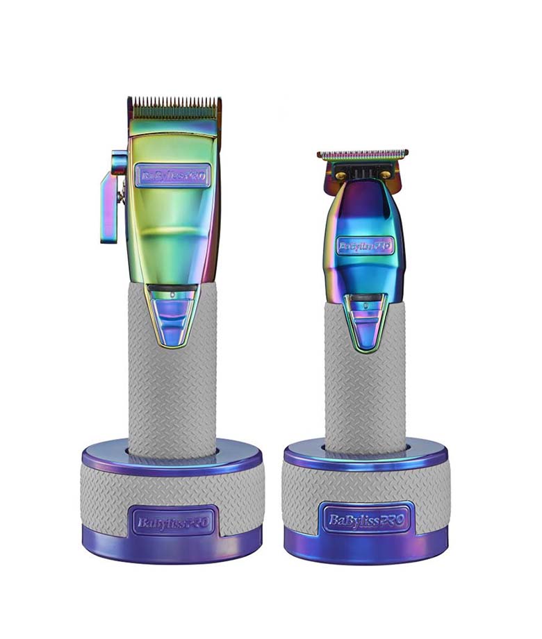 BaByliss PRO Chameleon FX Boost+ Limited Edition Clipper & Trimmer Set w/  Charging Base -FXHOLPKCTB-I - CBS Beauty Supply