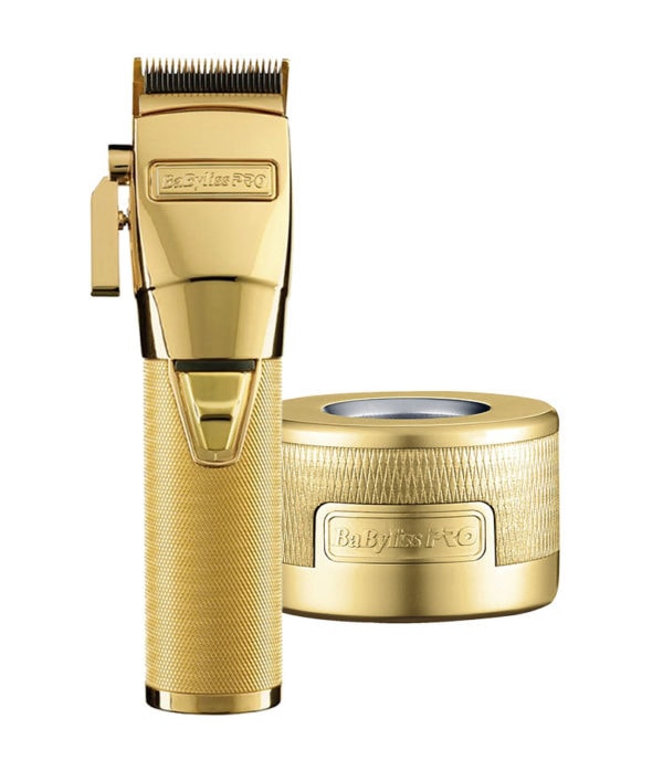 BaBylissPRO Gold Skeleton Clipper & Charging Base