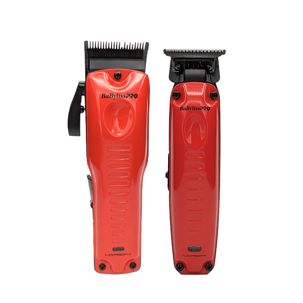 BabylissPro LoPro FX Red Influencer Clipper and Trimmer Set